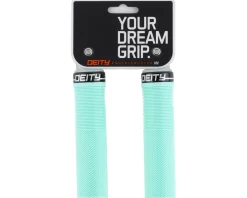 Deity Grips & Handlebar Tape|Knuckleduster Lock-On Grips (Mint) (132mm)