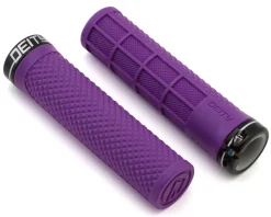 Deity Grips & Handlebar Tape|Lockjaw Grips (Purple)