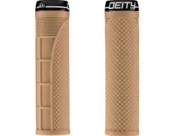 Deity Grips & Handlebar Tape|Megattack Lock-On Grips (Gum) (140mm)