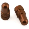 Deity Wheels & Parts|Tire & Tube Accessories|Presta Valve Caps (Bronze) (Pair)