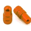 Deity Wheels & Parts|Tire & Tube Accessories|Presta Valve Caps (Orange) (Pair)