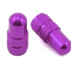 Deity Wheels & Parts|Tire & Tube Accessories|Presta Valve Caps (Purple) (Pair)