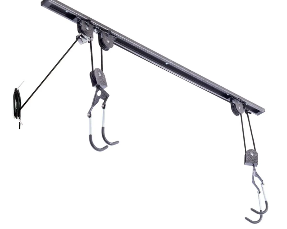 Delta Vehicle Bike Racks|Holiday Shopping|Ceiling Hoist Pro Bike Storage Rack (Black) (1 Bike) (w/ Straps)