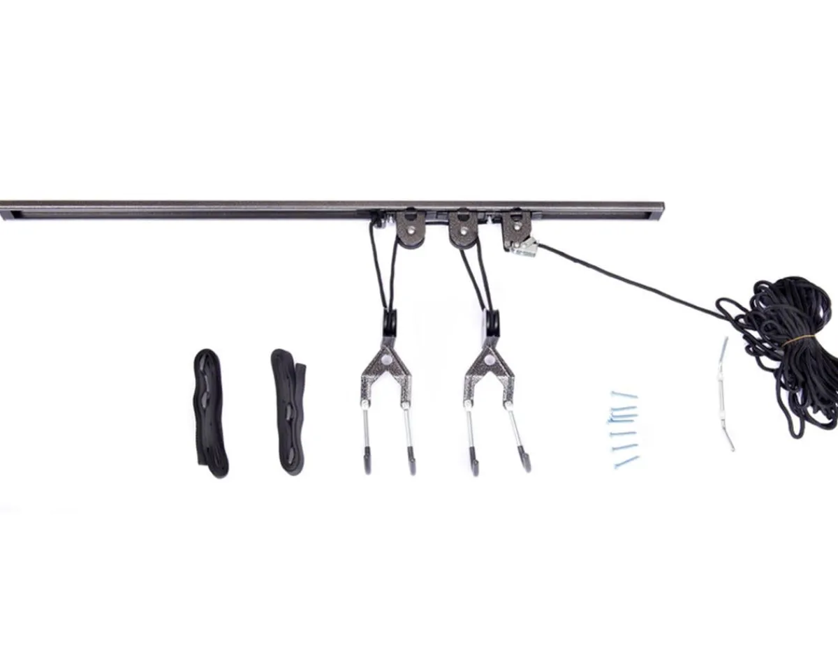 Delta Vehicle Bike Racks|Holiday Shopping|Ceiling Hoist Pro Bike Storage Rack (Black) (1 Bike) (w/ Straps)