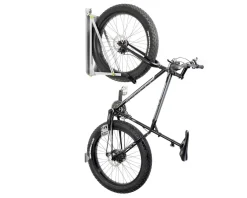 Delta Vehicle Bike Racks|Pivot Wall Storage Bike Rack (Silver) (w/ Wheel Tray) (1 Bike)