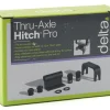 Delta Vehicle Bike Racks|Thru Axle Hitch Pro Bike Mount (Black) (12mm/15mm)