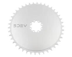 5Dev Chainrings & Accessories|Aluminum Aero Road Chainring (Raw) (8-Bolt SRAM) (42T)