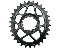 5Dev Chainrings & Accessories|T-Type Oval 3-Bolt Chainring (Black) (3mm Offset) (30T)