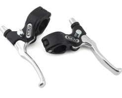 Dia-Compe Brakes|Tech 77 Brake Levers (Black/Silver) (Pair)