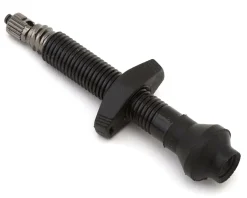 DT Swiss Tubeless Tire Tools|Tubeless Accessories|Aluminum Tubeless Presta Valve (Black) (Single) (40mm)