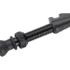 DT Swiss Tubeless Tire Tools|Tubeless Accessories|Aluminum Tubeless Presta Valve (Black) (Single) (40mm) (w/ Cylindrical Rim Nut)