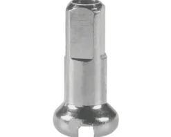 DT Swiss Wheels & Parts|Brass Nipples (Silver) (1.8 x 12mm) (Box of 100)