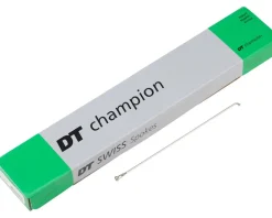 DT Swiss Wheels & Parts|Champion J-bend Spoke (Silver) (2.0mm) (294mm) (Box of 100)