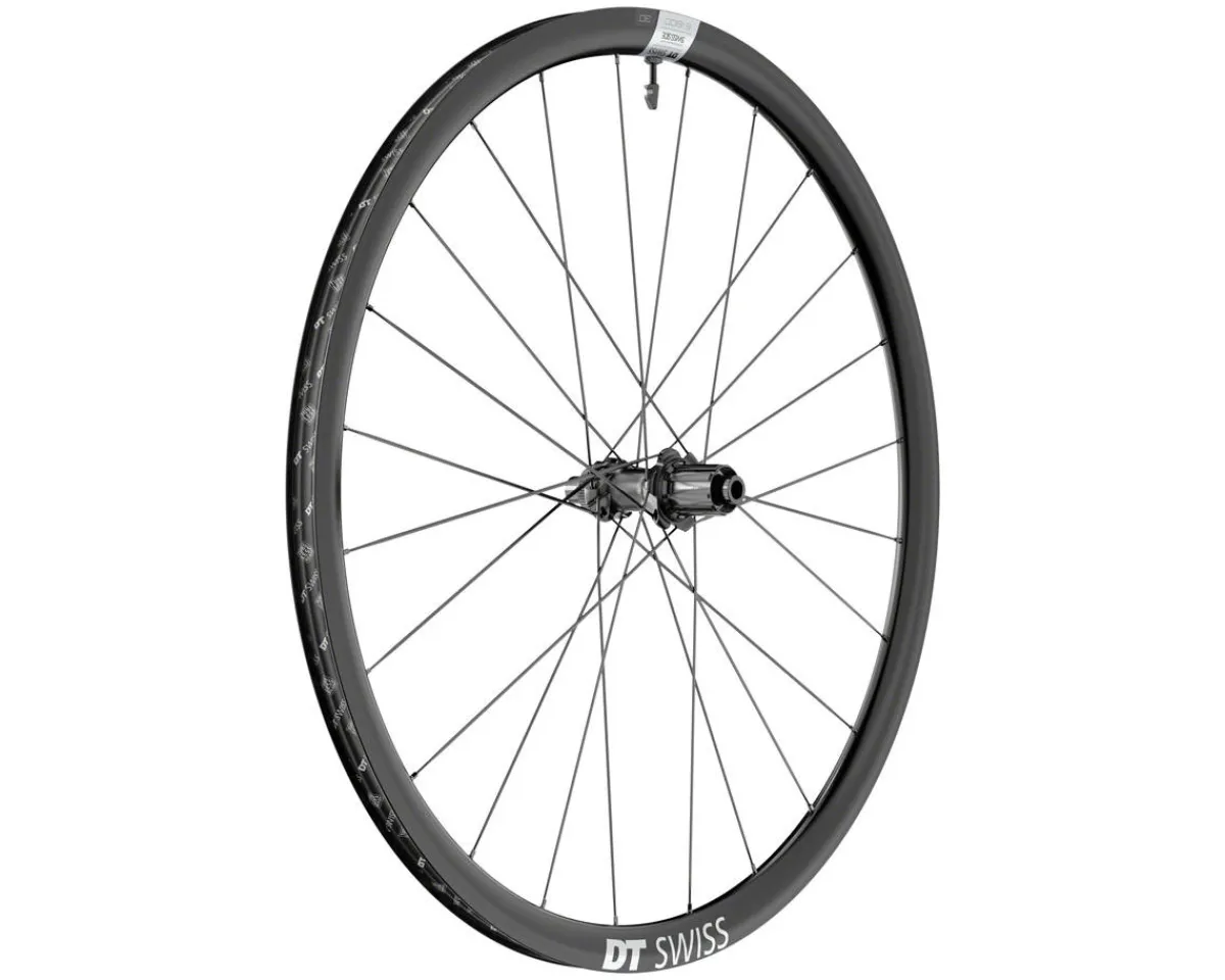 DT Swiss Wheels & Parts|E 1800 Spline 30 Disc Brake Road Wheel (Black) (Shimano HG 11/12) (Rear) (700c) (Centerlock) (Tubeless)