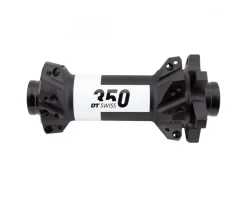 DT Swiss Wheels & Parts|350 Front Hub (Black) (15 x 110mm) (6-Bolt) (28H) (Straight Pull)