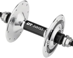 DT Swiss Wheels & Parts|Front Track Hub (Polished) (20H) (9 x 1 Threaded x 100mm)
