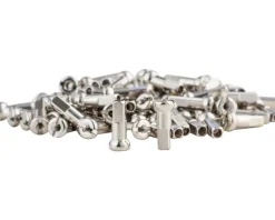 DT Swiss Wheels & Parts|Pro Head Brass Spoke Nipples (Silver) (2.34 x 14mm) (Box of 100)