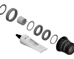 DT Swiss Wheels & Parts|Ratchet LN Aluminum Freehub Upgrade Kit (Black) (18T) (SRAM XD)