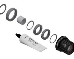 DT Swiss Wheels & Parts|Ratchet LN Aluminum Freehub Upgrade Kit (Black) (18T) (Shimano Micro Spline)