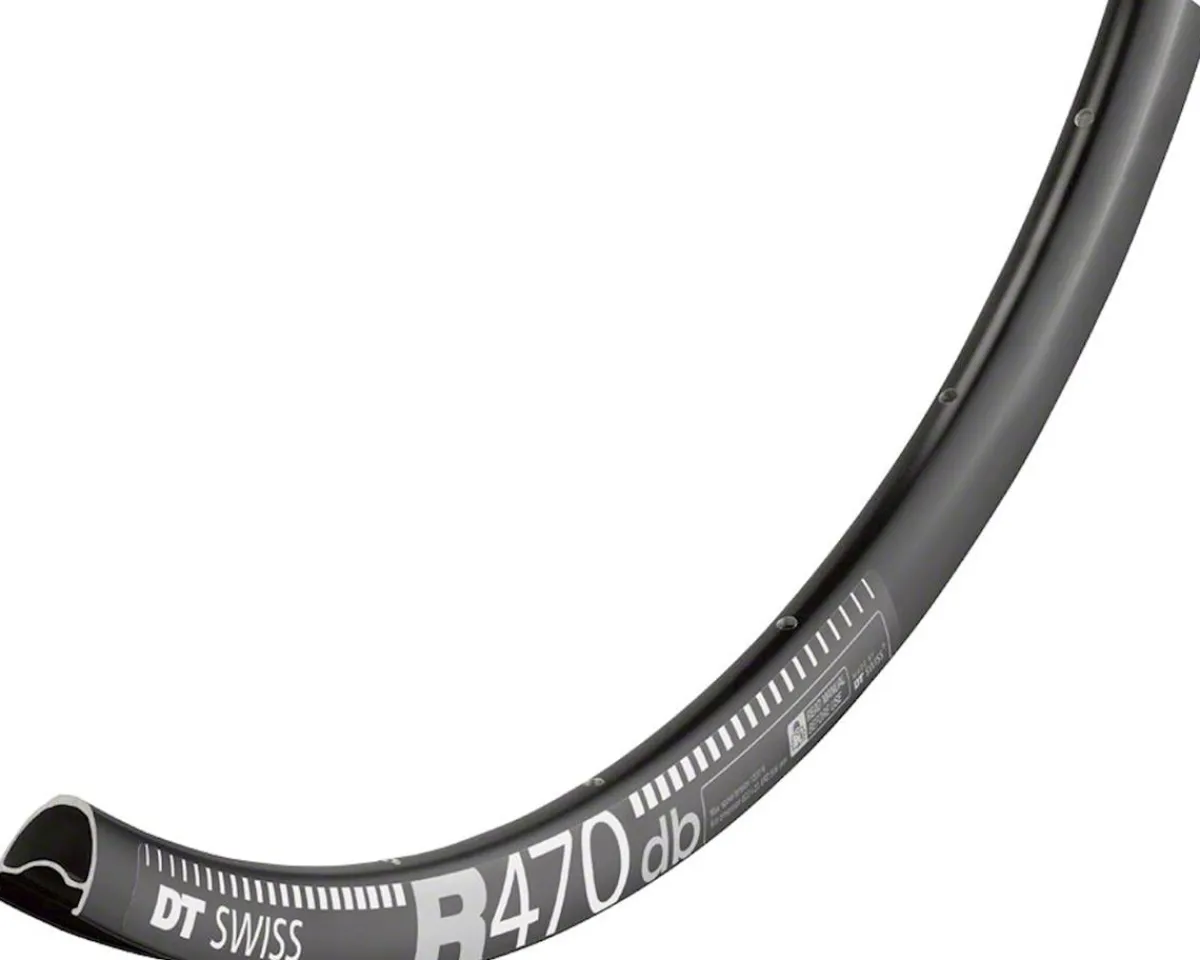 DT Swiss Wheels & Parts|R 470 Road Rim (Black) (Tubeless) (Disc Brake) (20mm Internal Width) (24H) (700c)