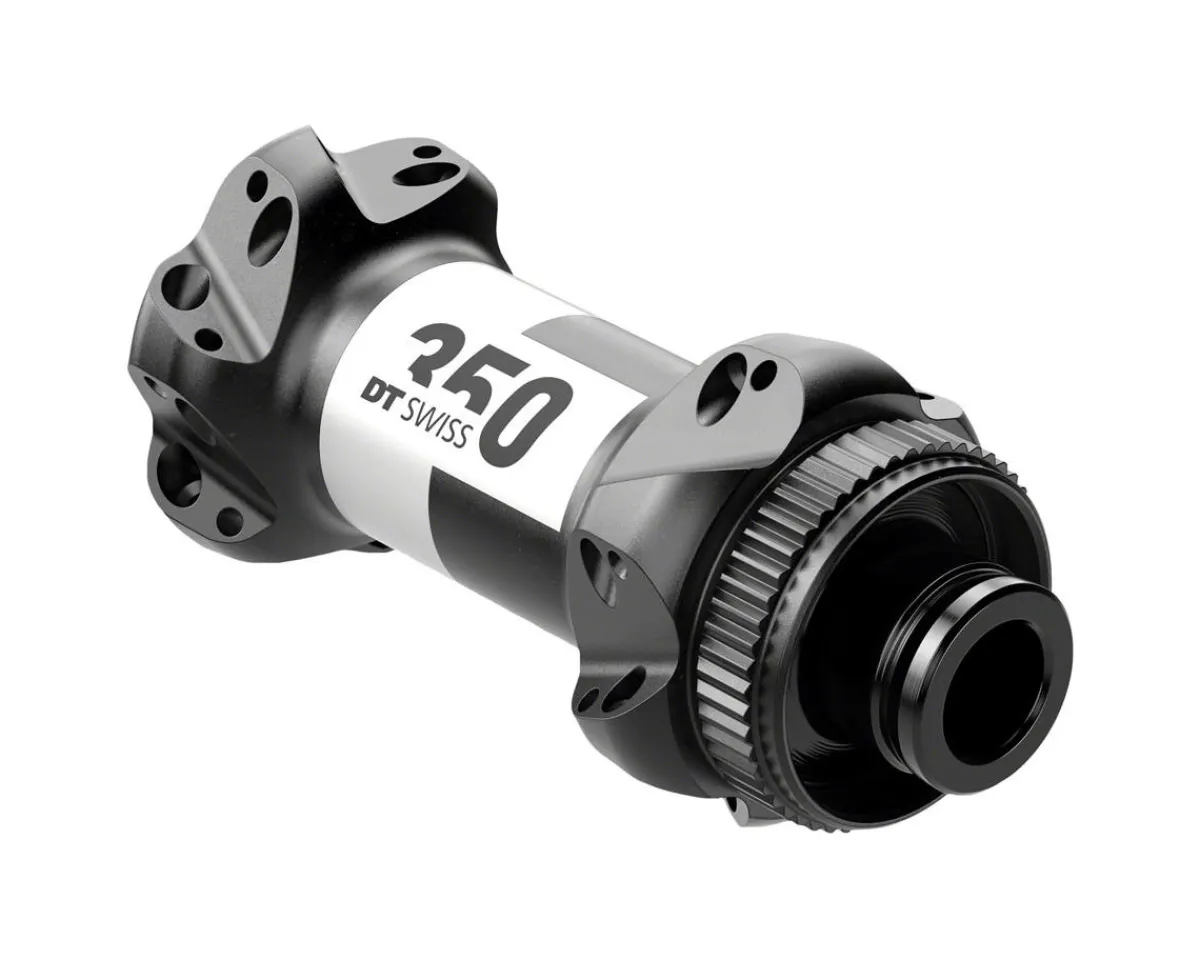 DT Swiss Wheels & Parts|350 Straight-Pull Road Front Disc Hub (Black) (Centerlock) (12 x 100mm) (24H)