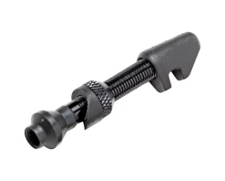 DT Swiss Tubeless Tire Tools|Tubeless Accessories|Tubeless Presta Valve (Black) (Single) (w/Road Asymmetric Nut) (40mm) (Alloy)