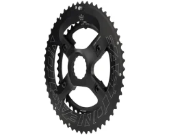 Easton Chainrings & Accessories|Spider & Ring Assembly for EC90 SL Crank (Black) (2 x 11 Speed) (Cinch) (Inner & Outer) (53/39T)