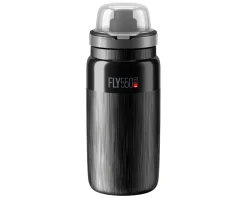 Elite Water Bottles|Fly MTB Water Bottle (Black) (550ml)