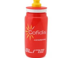 Elite Water Bottles|Fly Team Water Bottle (Red) (Cofidis) (18.5oz)