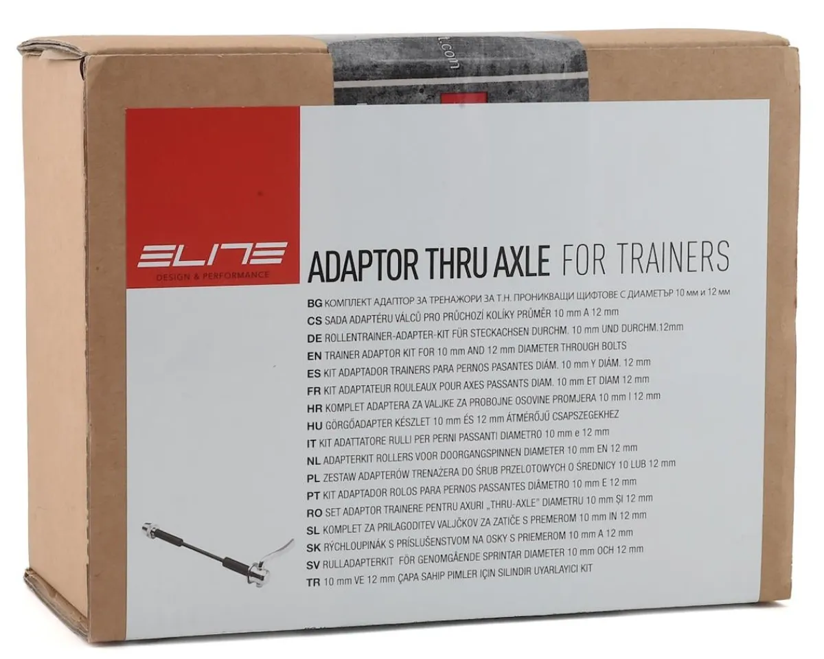 Elite Indoor Trainers|Indoor Trainer Thru Axle Adapter w/ Spacer (Silver)