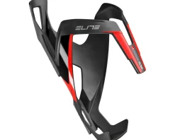 Elite Bottle Cages & Mounts|Vico Carbon Water Bottle Cage (Matte Black/Red)