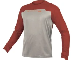Endura Clothing Sale|Jerseys|MT500 Burner Long Sleeve Jersey (Brick) (S)