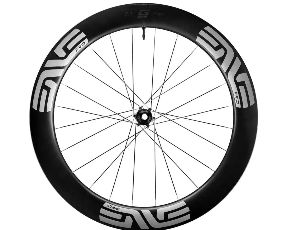 ENVE Wheels & Parts|G SES 6.7 Pro Carbon Gravel Wheel (Shimano Micro Spline) (Silver Decals) (Rear) (700c) (Centerlock) (Tubeless)