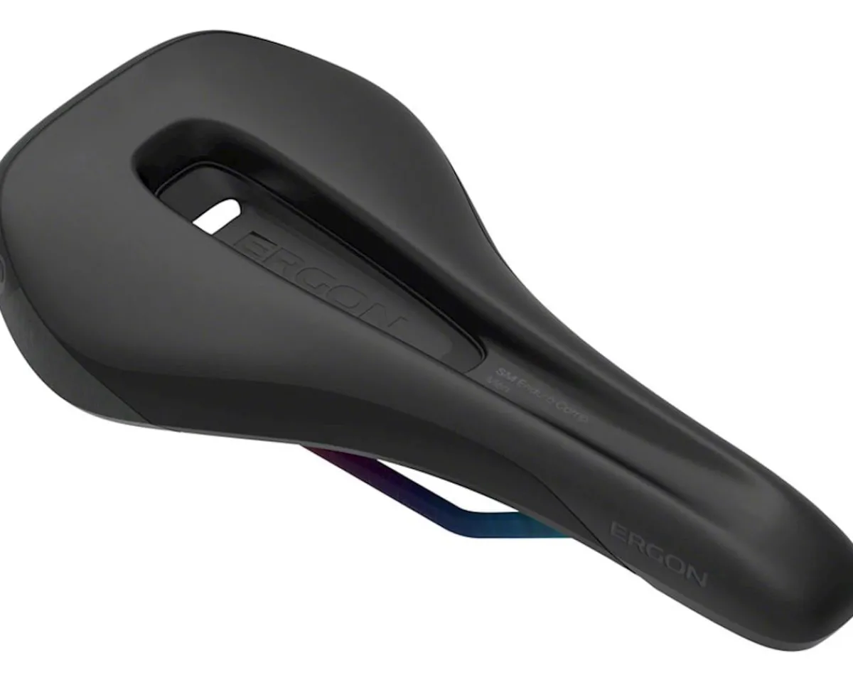 Ergon Saddles & Seats|SM Enduro Comp Saddle (Stealth/Oil Slick) (Chromoly Rails) (S/M)