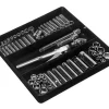 Ernst Manufacturing Tools|3 Compartment Organizer Tray (Orange) (10.5x10.5")