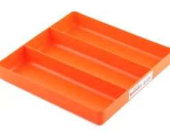 Ernst Manufacturing Tools|3 Compartment Organizer Tray (Orange) (10.5x10.5")