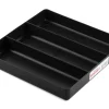 Ernst Manufacturing Tools|3 Compartment Organizer Tray (Black) (10.5x10.5")