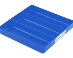 Ernst Manufacturing Tools|3 Compartment Organizer Tray (Blue) (10.5x10.5")