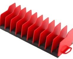 Ernst Manufacturing Tools|No-Slip 10 Tool Plier Organizer (Red/Black)