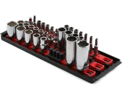 Ernst Manufacturing Tools|13" 3 Rail Twist Lock Socket Boss (Red) (1/4, 3/8 & 1/2")
