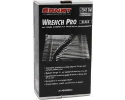 Ernst Manufacturing Tools|40 Tool Magnetic Pro Wrench Organizer (Black)