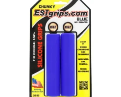ESI Grips Grips & Handlebar Tape|Chunky Silicone Grips (Blue)