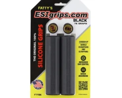 ESI Grips Grips & Handlebar Tape|Fatty's Silicone Grips (Black)
