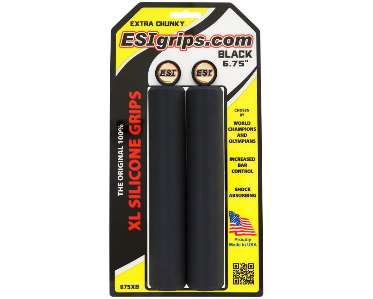 ESI Grips Grips & Handlebar Tape|XL 6.75" Extra Chunky Grips (Black)