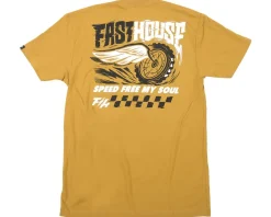 Fasthouse Inc. Clothing Sale|Casual Clothing|High Roller T-Shirt (Vintage Gold) (S)