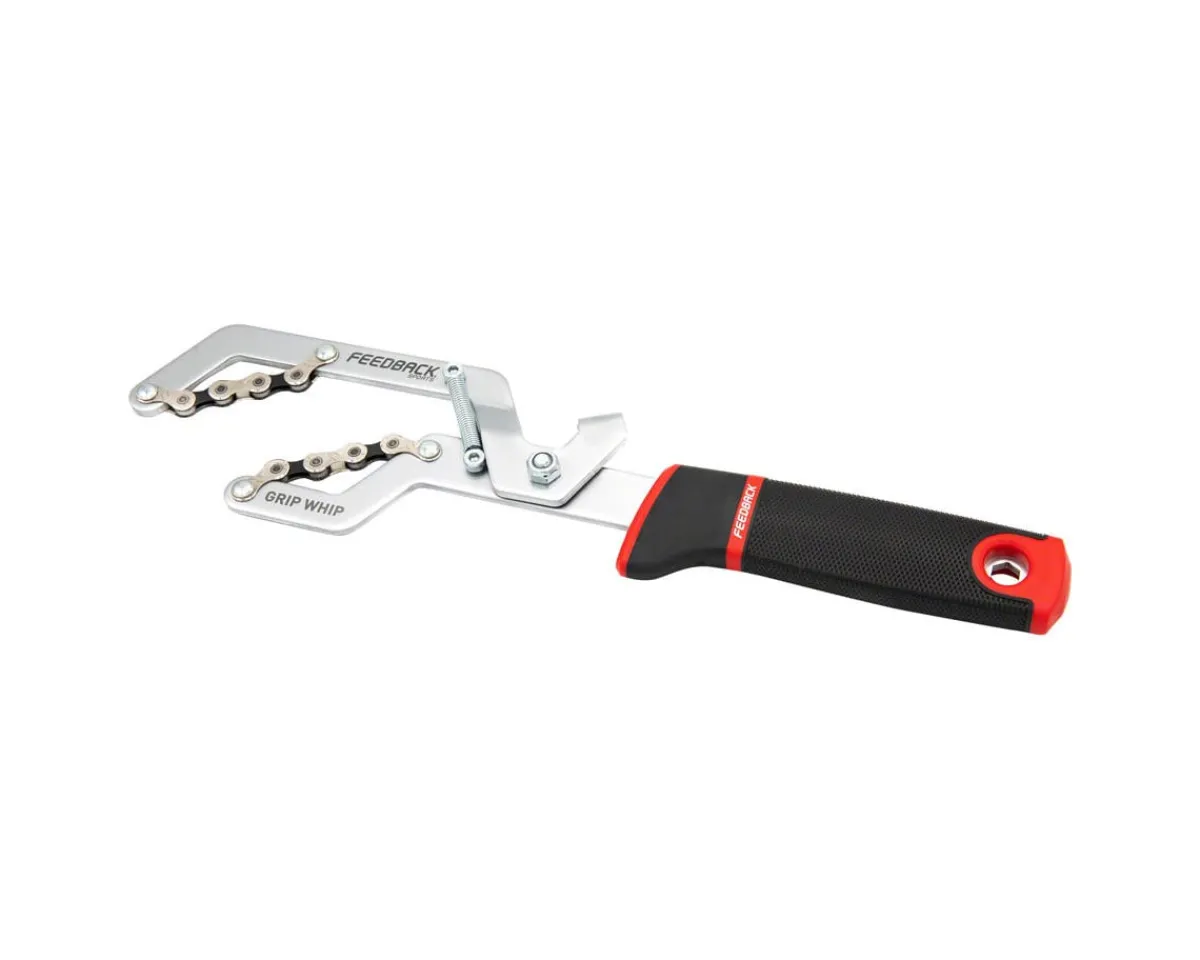Feedback Sports Tools|Holiday Shopping|Grip Whip Bike Cassette Removal Tool (Red/Black)