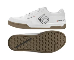Five Ten Shoes|Shoes, Socks, & Footwear|Freerider Pro Flat Pedal Shoes (FTWR White/Core Black/Red) (9)