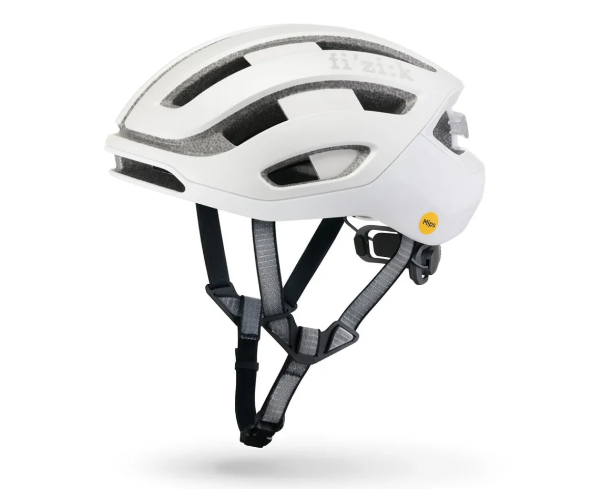 fizik Helmets|High Vis & Reflective|Kudo Road Helmet (White) (M)