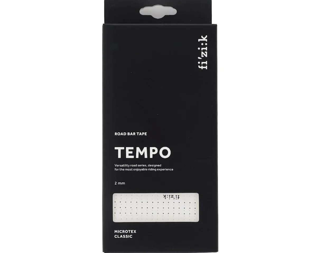 fizik Grips & Handlebar Tape|Holiday Shopping|Tempo Microtex Classic Handlebar Tape (White) (2mm Thick)