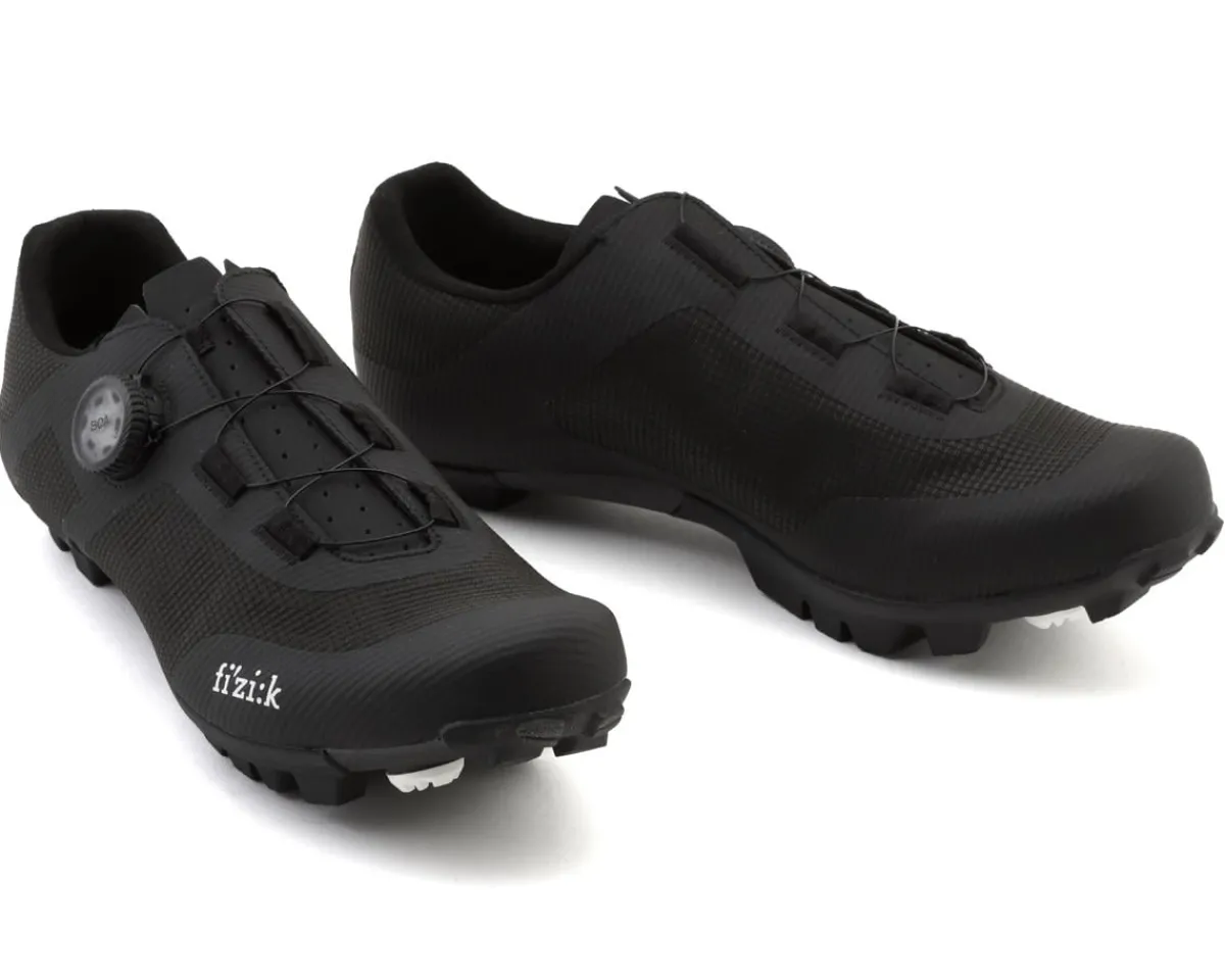 fizik Shoes|Clothing Sale|Vento Proxy Carbon Gravel/XC MTB Shoes (Black/Black) (42)